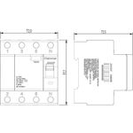 JD463P - Interruptor Diferencial, 4 Polos, Classe AC, 63A, 30mA (E89565)