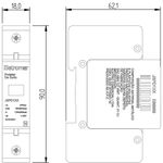 Supressor de Surto Monopolar-DPS 30kA - Referência JSPD130 (E89867)