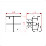 Módulo Interruptor Bipolar Paralelo 10A/250Vca Engate Convencional Branco Fosco (80103)