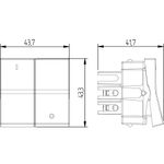 Módulo Interruptor Bipolar 25A/250Vca Engate Convencional Branco Fosco (80107)
