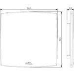 Placa 4X4 Cega Mec-Plus (82110)