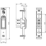 1 Interruptor Simples 10A/250Vca Engate Convencional sem placa Milleniun (20001)