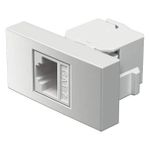 Módulo Tomada RJ45 Cat7 Branco Fosco (40016)
