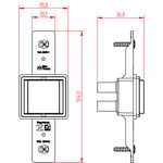 1 Interruptor Bipolar Simples 10A/250Vca sem placa Milleniun (20011)