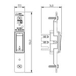 Pulsador Campainha 10A/250Vca sem placa Preto Clássica (10010)
