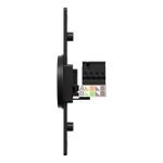 Tomada RJ45 Cat5e sem placa Preto Clássica (40126)