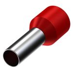 Terminal Ilhós Isolado 10,0mm² Vermelho - Saco com 100 Unidades (93107)