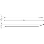 Abraçadeira de Nylon 140 X 3,5 mm Preta Pacote com 100 Unidades (92037)