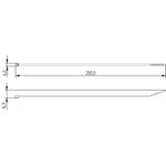 Abraçadeira de Nylon 280 X 3,5 mm Preta Pacote com 50 Unidades (92015)