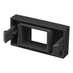 Módulo Visor para RJ45 Preto Brilho (85067)