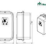 Chave Magnética Eletrônica Bivolt 65A 220Vca/380Vca (E90713)