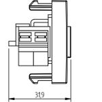 Módulo Tomada RJ45 Cat6 Branco Brilho (41005)
