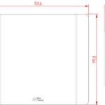 Placa 4X4 Cega Rapid Preta (85042)