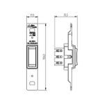 1 Interruptor Paralelo 10A/250Vca Engate Soft  sem placa Branco Clássica (20028)