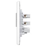 2 Interruptores Paralelos + 1 Tomada 2P+T 10A/250Vca Engate Soft com placa Rapid Branca (39803)