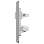 1 Interruptor Simples Soft + 1 Tomada 2P+T 20A/250Vca Engate Convencionalcom placa Prisma (39819)