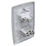 1 Interruptor Simples Soft + 1 Tomadas 2P+T 10A/250Vca Engate Convencional com placa Mec-Plus (39827)