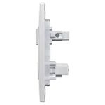 1 Interruptor Simples Soft + 1 Tomadas 2P+T 20A/250Vca Engate Convencional com placa Mec-Plus (39829)