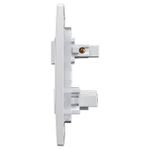2 Interruptor  Simples Soft + 1 Tomadas 2P+T 20A/250Vca Engate Convencional com placa Mec-Plus (39834)