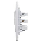 1 Interruptor Simples + 1 Paralelo Soft +1 Tomadas 2P+T 20A/250Vca Engate Convencional com placa Mec-Plus (39835)