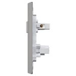 1 Interruptor Paralelo Soft + 1 Tomada 2P+T 20A/250Vca Engate Convencional com placa Prisma (39837)