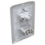 1 Interruptor Paralelo Soft + 1 Tomada 2P+T 20A/250Vca Engate Convencional com placa Prisma (39837)