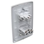 Conjunto  1 Interruptor Soft + 1 Tomada 2P+T 10A/250Vca com placa Petra (39838)