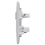 1 Interruptor Paralelo Soft + 1 Tomada 2P+T 10A/250Vca Engate Convencional com placa Petra (39839)