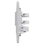 Conjunto Interruptor Duplo Paralelo Soft + Tomada 2P+T 20A/250Vca com Placa Petra, Engate Convencional (39847)