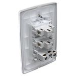 Conjunto Interruptor Duplo Paralelo Soft + Tomada 2P+T 20A/250Vca com Placa Petra, Engate Convencional (39847)