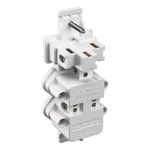 Tomada Dupla Conjugada 2P+T 10A/250Vca + 1 Interruptor Paralelo Engate Soft sem placa Milleniun (39850)