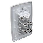 1 Interruptor Paralelo Soft + 2 Tomadas 2P+T 10A/250Vca Engate Convencional com placa Mec-Plus (39939)