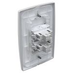 2 Interruptores Simples Soft 10A/250V~ com placa Mec-Plus (81165)