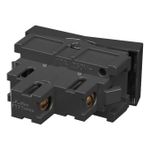 Módulo Interruptor Simples Soft 10A/250Vca Engate Soft Preto (85085) - Linhas Rapid Preta e Mov-Onix