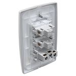 2 Interruptor Paralelos Soft + 1 Tomadas 2P+T 10A/250Vca Engate Convencional com placa Mec-Plus (39833)