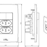 1 Interruptor Paralelo Soft + 2 Tomadas 2P+T 10A/250Vca Engate Convencional com placa Mec-Plus (39939)