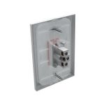 Conjunto 1 Tomada 2P+T 20A/250Vca Vermelha Engate Convencional com placa Vertical com placa ON Branca (39967)
