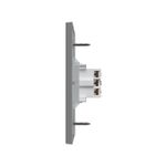 Conjunto 1 Tomada 2P+T 20A/250Vca Vermelha Engate Convencional com placa Vertical com placa ON Branca (39967)