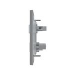 Conjunto 1 Interruptor Simples 20A Engate Soft+ 1 Tomada 2P+T 20A  250Vca com placa ON Branca (39973)