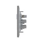 Conjunto 1 Interruptor Paralelo Soft + 2 Tomadas 2P+T 10A/250Vca Com Placa ON Branca (39983)