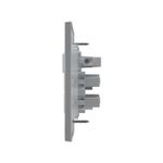 Conjunto 1 Interruptor Simples Soft + 2 Tomadas 2P+T 20A/250Vca com placa ON Branca (39985)