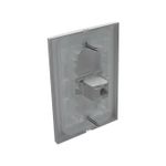 Tomada RJ45 Cat 7 com placa Horizontal ON Branca (41530H)