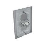 Conjunto 1 Interruptor Simples Soft 10A/250Vca com placa Horizontal ON Branca (81216H)
