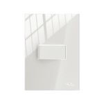 Conjunto 1 Interruptor Simples Soft 10A/250Vca com placa Horizontal ON Branca (81216H)