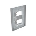 Placa 4X2 para 2 Módulos Distanciados Linha ON Branca (82205)