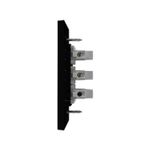 Conjunto 1 Interruptor Simples Soft + 2 Interruptores Paralelo Soft 10A/250Vca com placa Linha Click Black (81447)