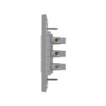 Conjunto 1 Interruptor Simples Soft + 2 Interruptores Paralelo Soft 10A/250Vca com placa Linha Click Branca (81417)