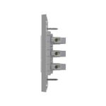 Conjunto 3 Interruptores  Paralelo Soft 10A/250Vca com placa Linha Click Branca (81415)