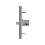 Conjunto 1 Dimmer Bivolt 110Vca/220Vca - 50/60Hz com placa Linha Click Branca (81419)