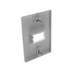 Placa 4X2 para 1 Módulo Horizontal Linha Click Branca (82240)